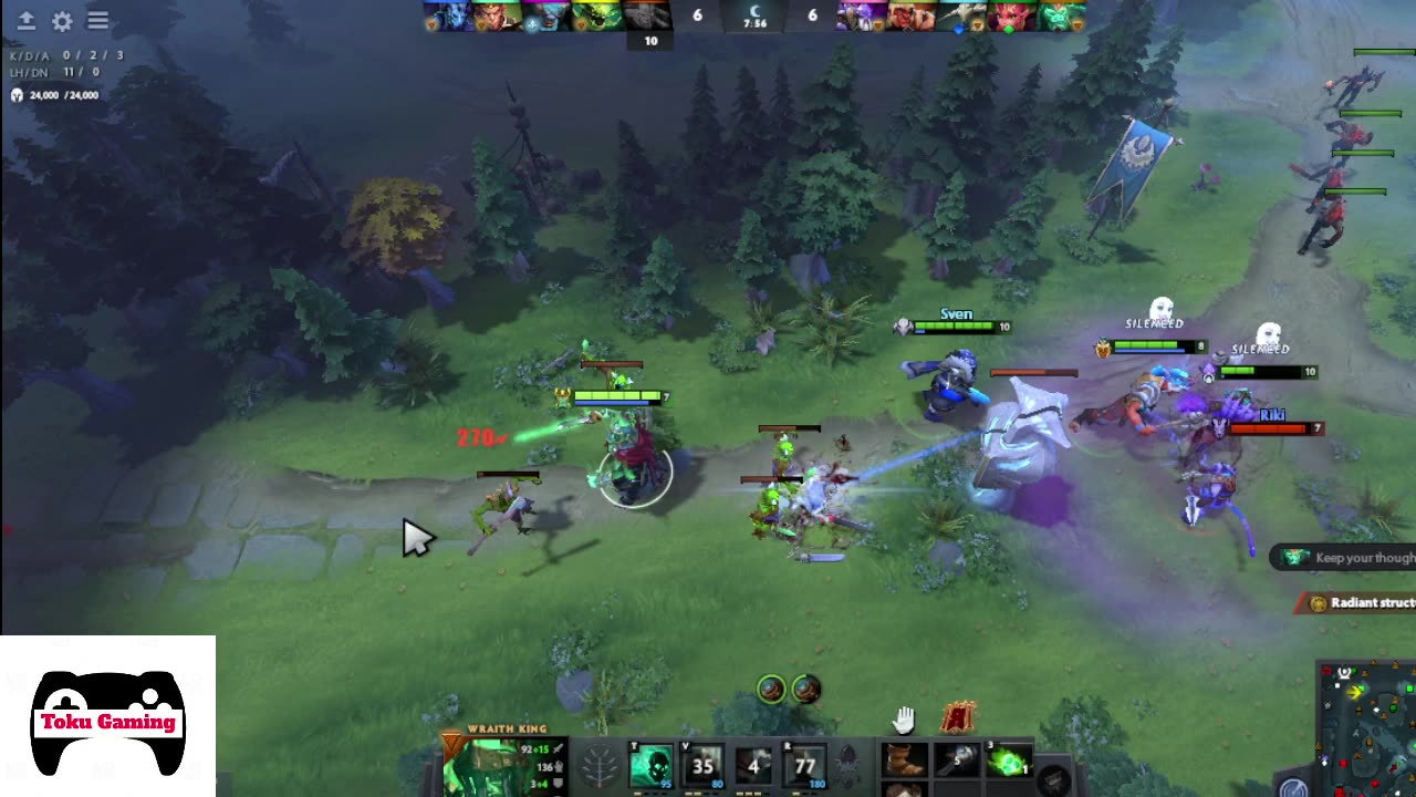 Dota 2 Wraith King gameplay