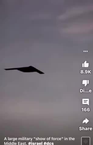 Show of force US Jets fly over Gaza & Israel