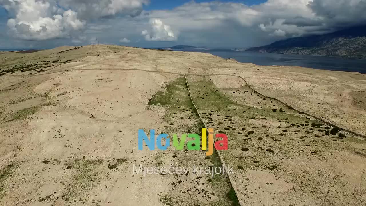 Croatia The Moonlike Landscape of the island insel of Pag