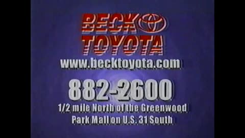 February 7, 2006 - Beck Toyota Commercial