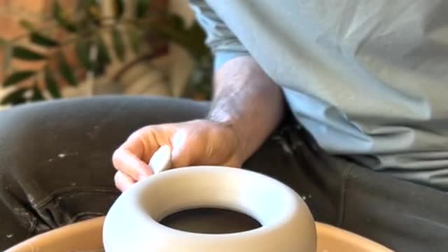 Lil vase ) #pottery #satisfying #asmr #thrdfloor