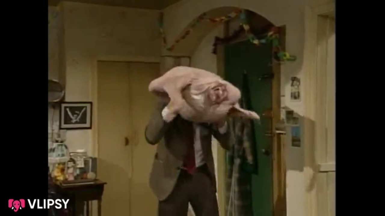 Mr bean play with naked chiken