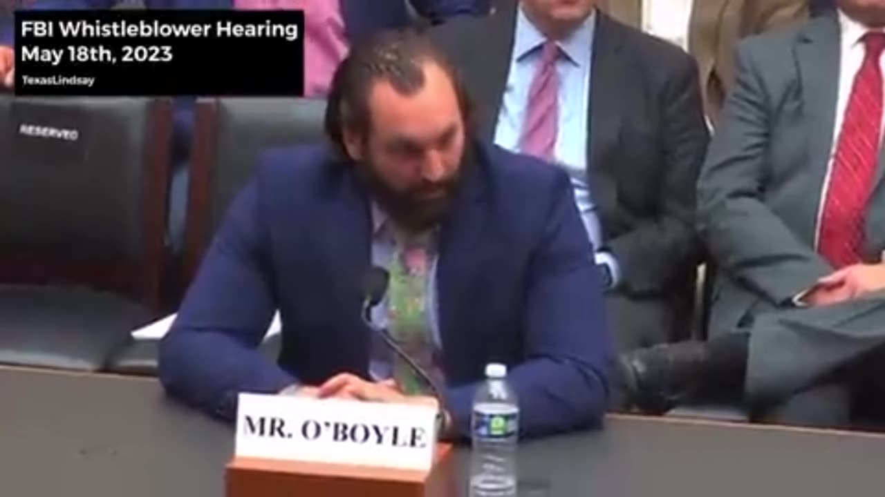 "They Will Crush You" - FBI Whistleblower Garrett O'Boyle Ends Hearing with Chilling Warning