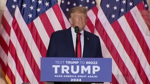 WATCH: Donald Trump announces he is running for president in 2024