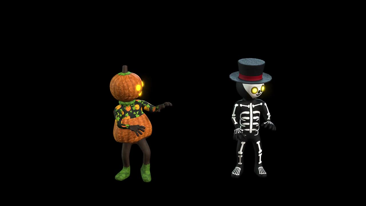 Pumpkin Skeleton Dance