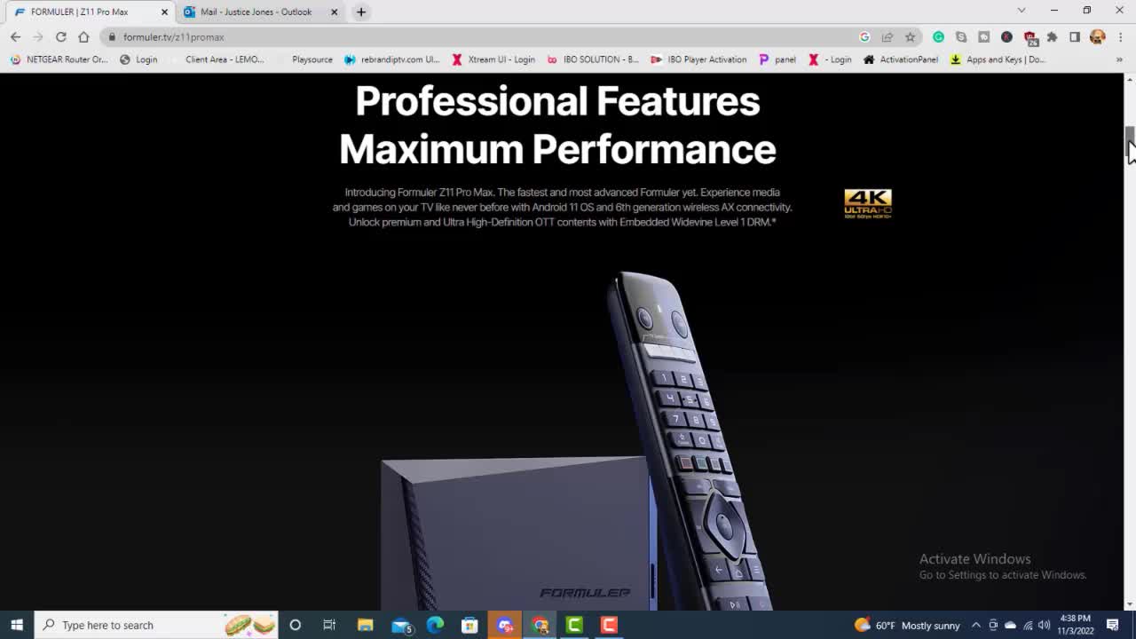 THIS IS THE FORMULER Z11 PRO MAX