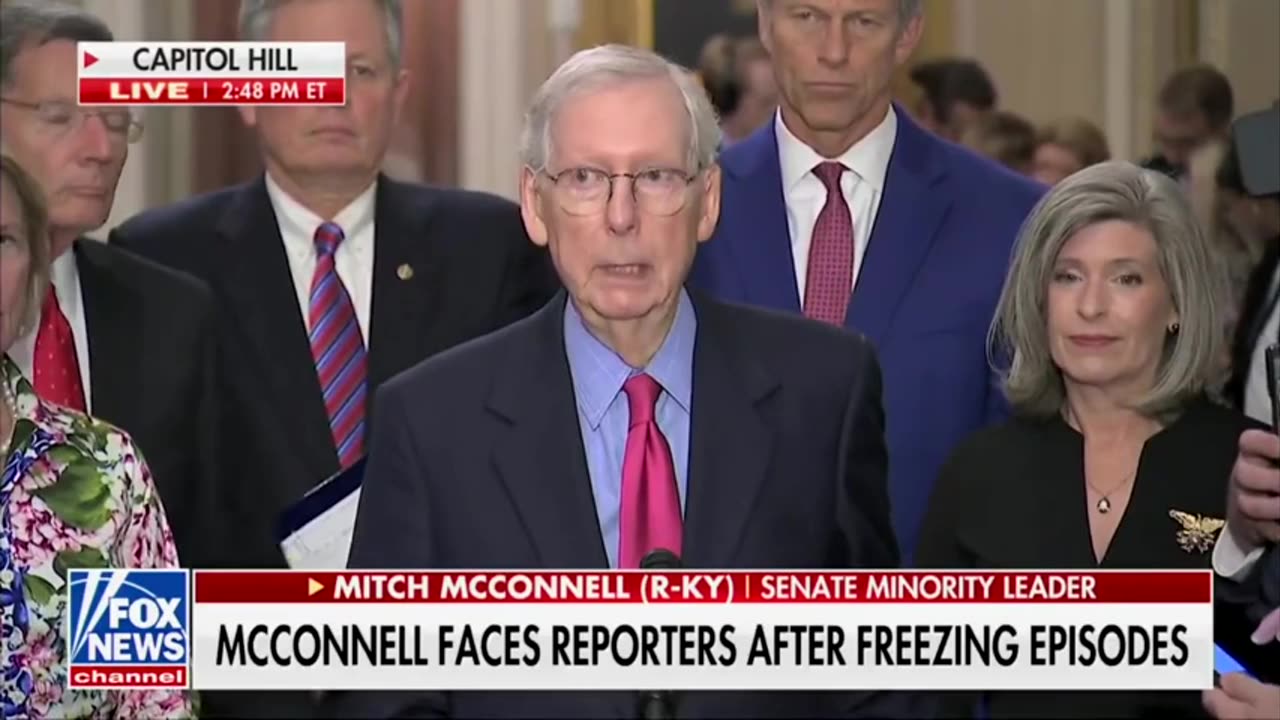 Mitch McConnell Says Biden Is 'Too Slow' Giving Money To The Ukrainians