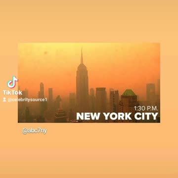 New york cover city by hazy and smog very bad your health