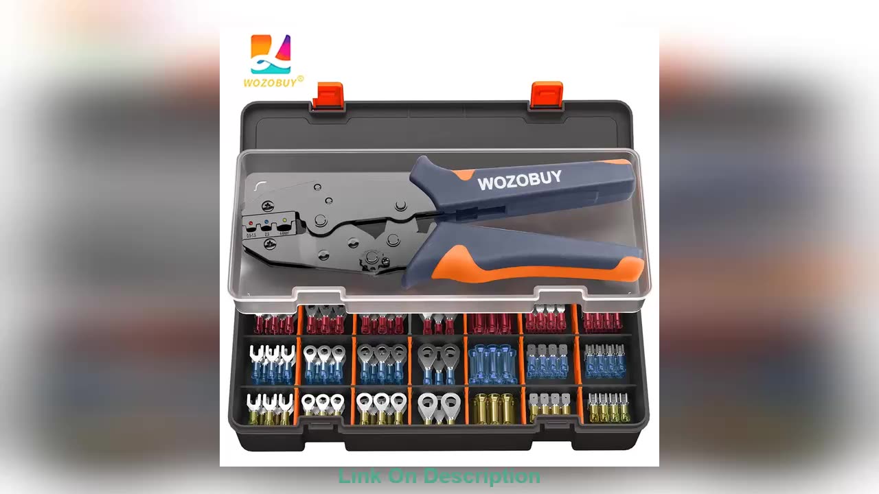 Discount WOZOBUY Crimping Pliers Set Wire Crimper Crimpi