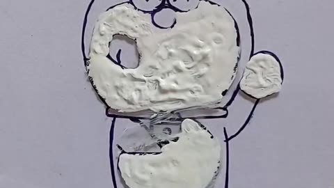 Doraemon glass painting _ #doraemon #shorts.mp4