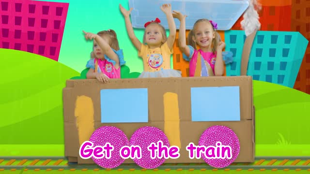 Train Song Maya and Mary Nursery Rhymes & Kids Songs