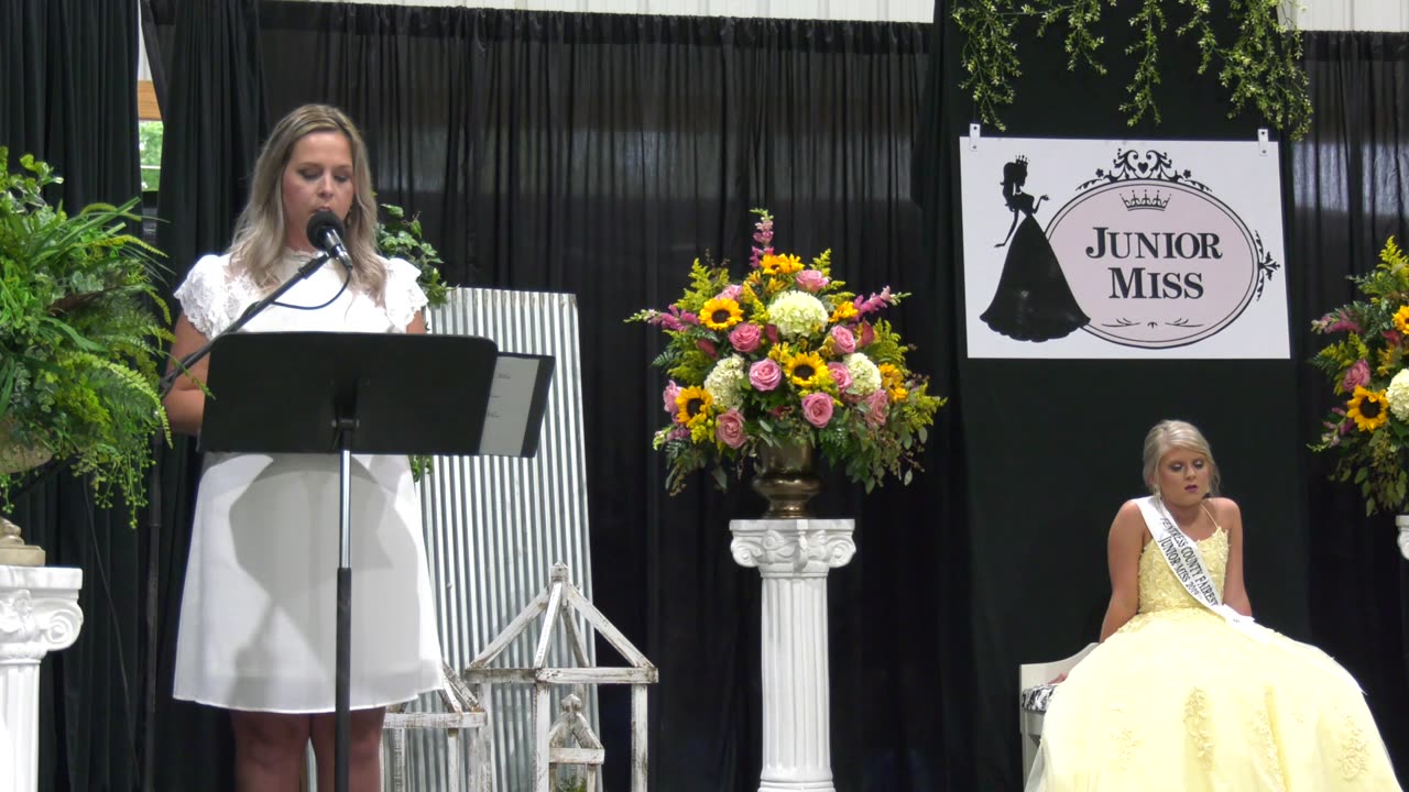 Fentress County Fair Junior Miss Fairest 2021