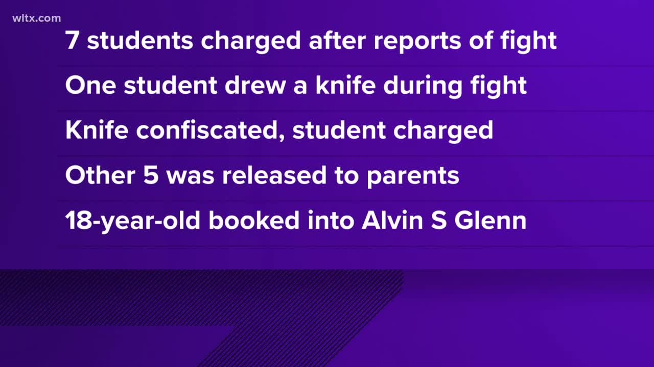 Multiple students charged following fight involving knife at Richland County high school