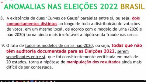 Argentino explicando a fraude das eleições do Brasil 2022 - Live 2