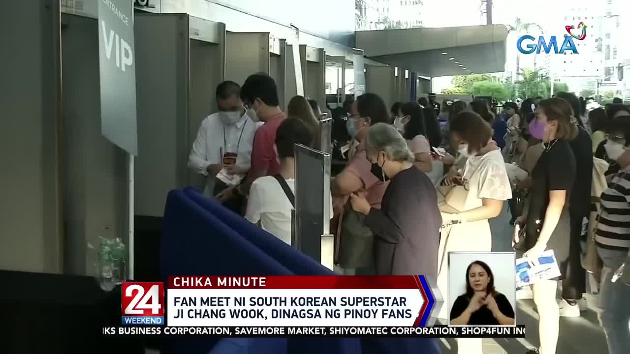 Fan meet ni South Korean Superstar Ji Chang Wook, dinagsa ng Pinoy fans | 24 Oras Weekend