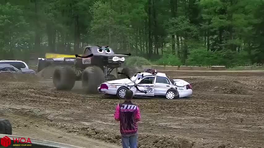 Crazy Monster Truck Freestyle Moments