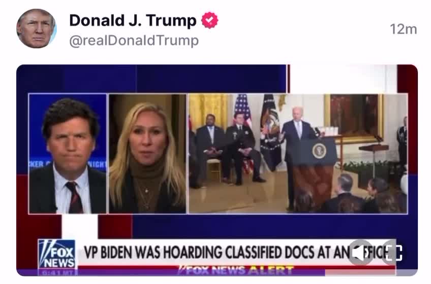 Donald J Trump Jan 11, 2023, 12:32 PM