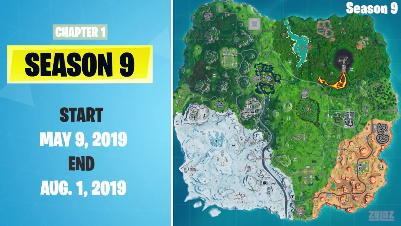 Evolution Of Fortnite Map (Chapter 1 Season 1 - Chapter 4 Season 1)