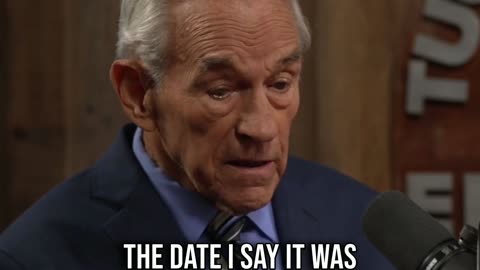 Ron Paul Marks the Date We ‘Lost Our Government’