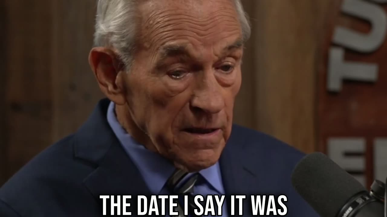 Ron Paul Marks the Date We ‘Lost Our Government’