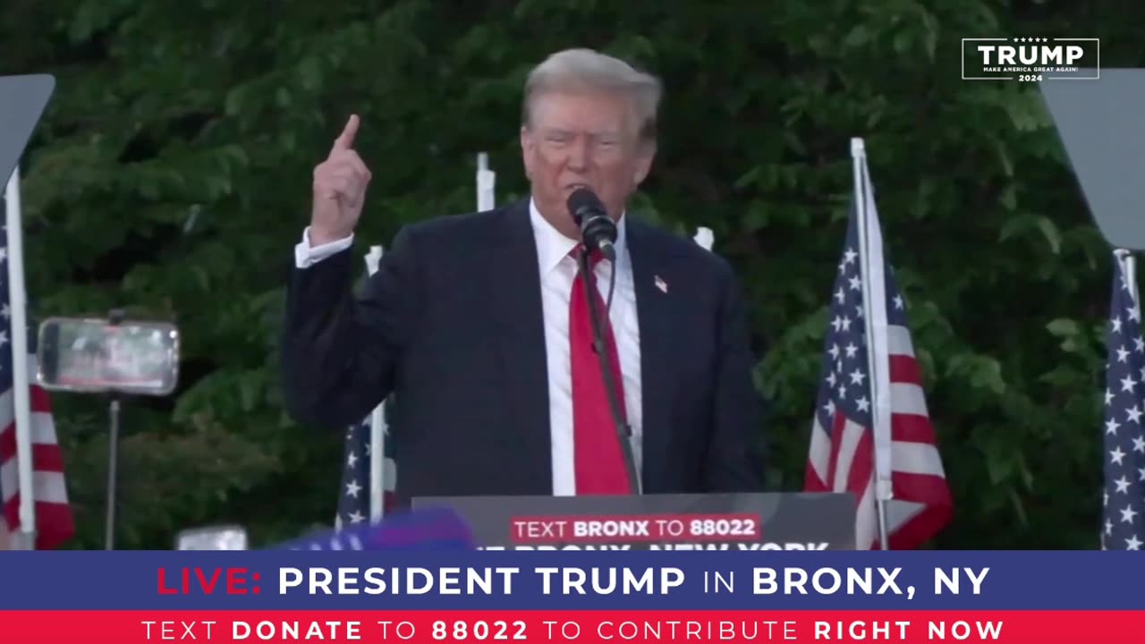 Trump: "Saving New York and saving America starts with telling Crooked Joe Biden ... you're fired!"