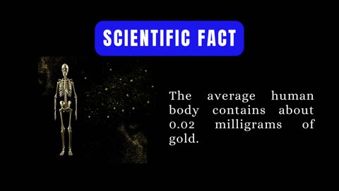 The Human Body Contains Gold!