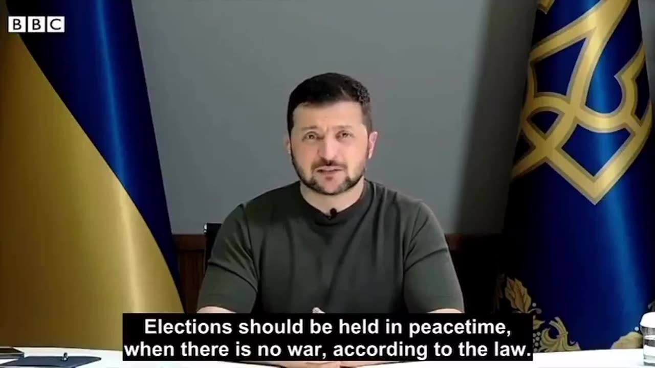 Zelenskyy announce there will not be elections in Ukraine until the war with Russia is over