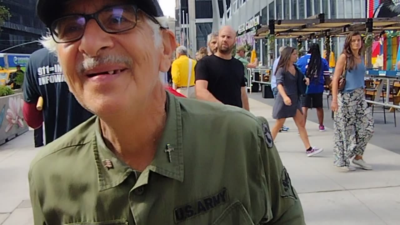 Conversation with a Vietnam Vet from 9/11 memorial 2023, WalkinAndTalkinAcrossAmerica!