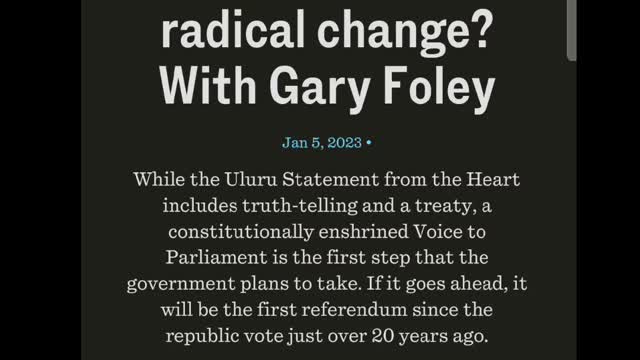 Gary Foley ABC Interview