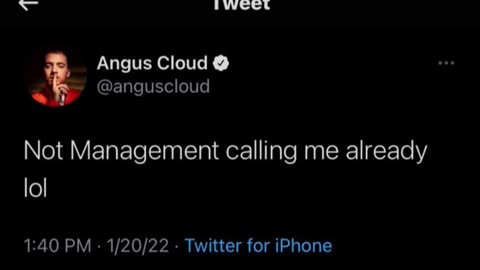 R.I.P Angus Cloud my favorite memory is you stressing your manager out on Euphoria night😂🥺