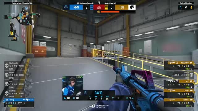 [EPL S16] Movistar Riders vs FURIA - Group D round robin BO3 highlights l CSGO
