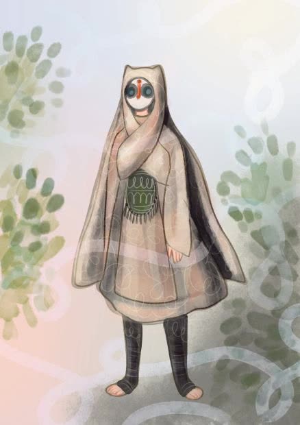 Character design - owl girl