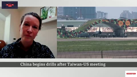 Chinese military rehearse encirclement of Taiwan
