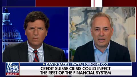 DAVID SACKS - CREDIT SUISSE COLLAPSING