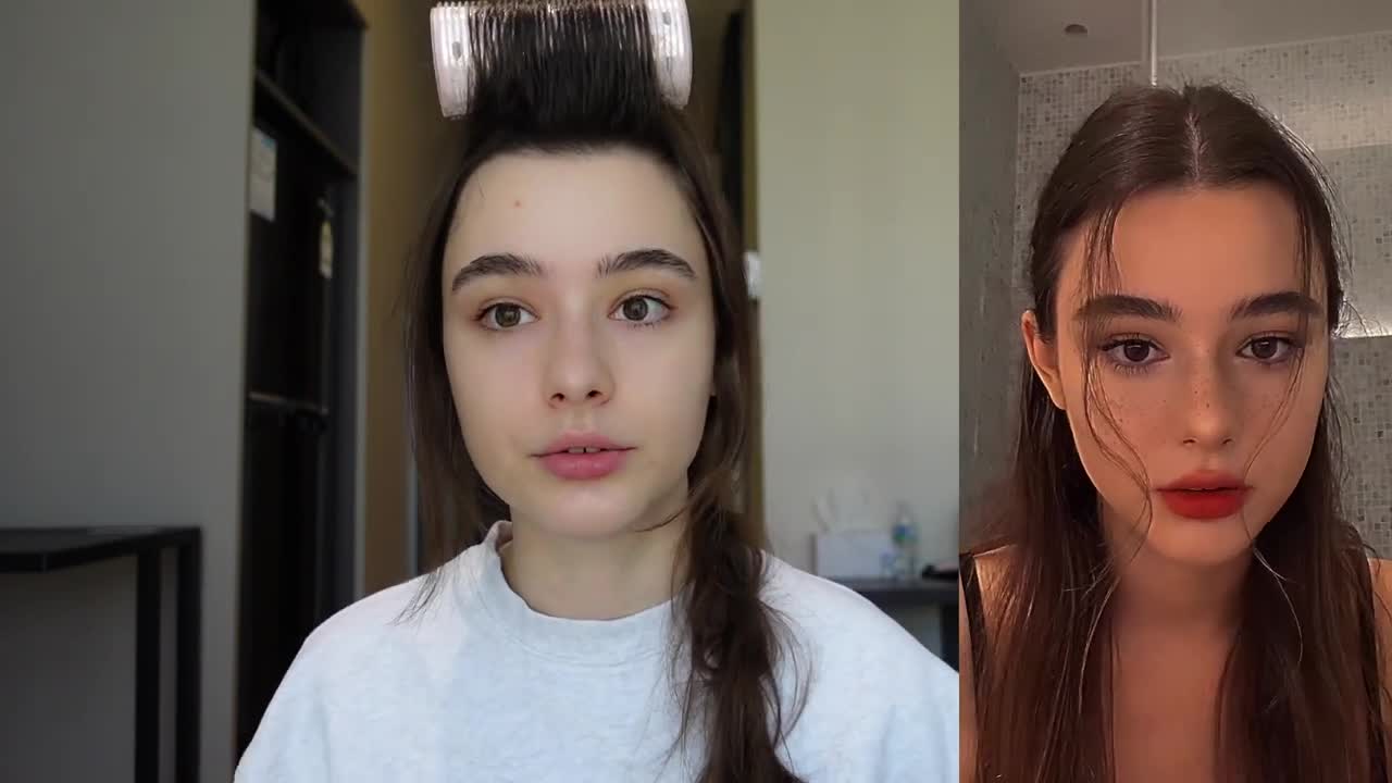 Cute dolly makeup ♡ natural glow / tiktok viral makeup / Dasha Taran