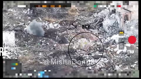 5 Brigade 1AK works on the enemy in Maryinka