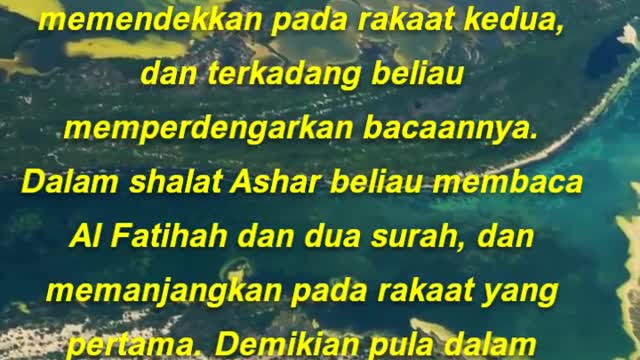 Dua rakaat pertama dalam shalat Zhuhur membaca Al Fatihah dan dua surah,