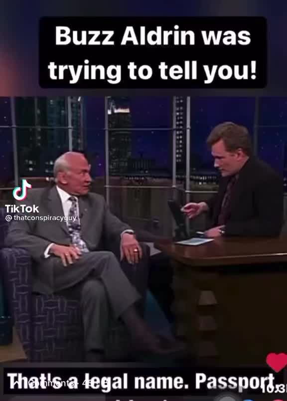 Buzz Aldrin told us!