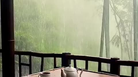 Romantic Rainy Weather, Heat Touching sounds.