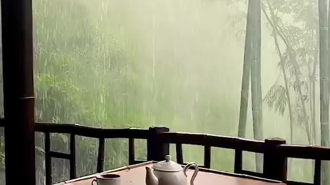 Romantic Rainy Weather, Heat Touching sounds.
