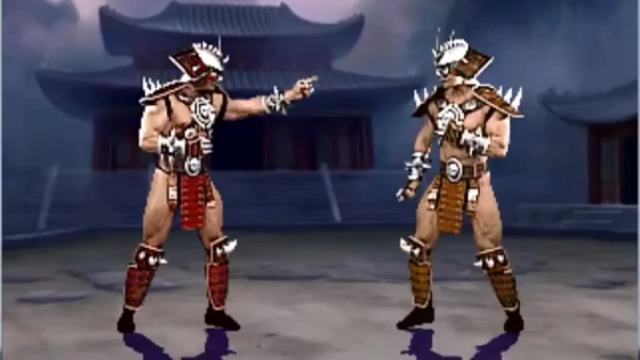 Shao Kahn vs Shao Kahn taunt battle