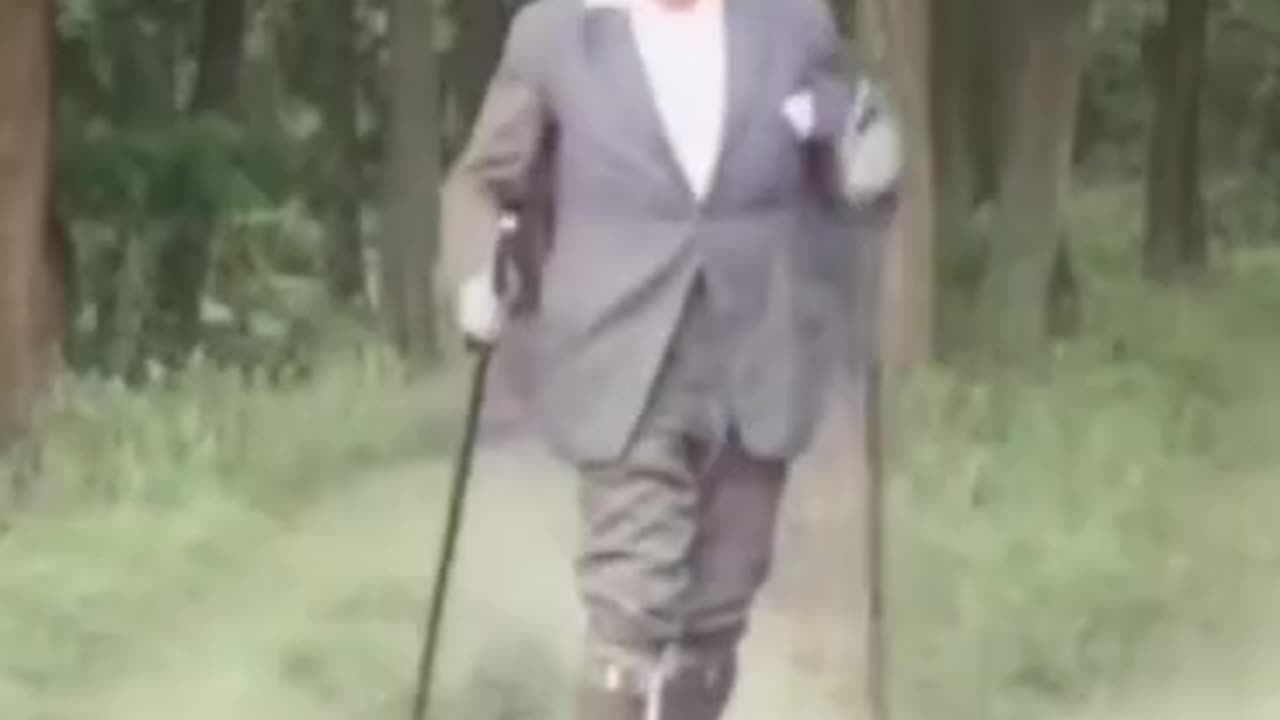 ROLLERBLADING IN 1924 REMASTERED VERSION