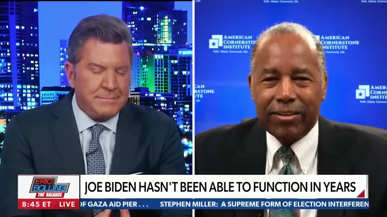 Ben Carson makes a funny joke about crooked Joe Biden!