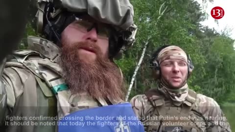 “We'll bring an end to grandpa Putin" - Appeal of Russian volunteers entering territory of Belgorod