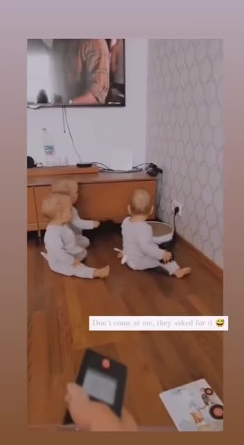 Triplets Vs Dad!! #familyfun