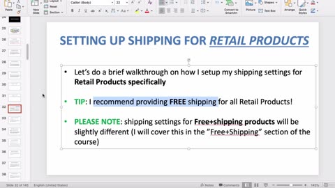 Shopify overview-09Shipping Settings for Retail Products