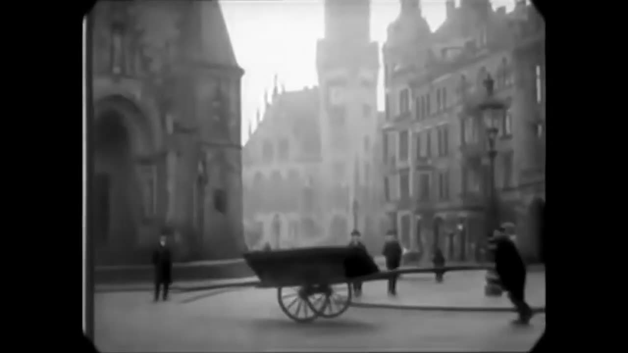 Street Scenes in Saarbrücken - Germany - 1905