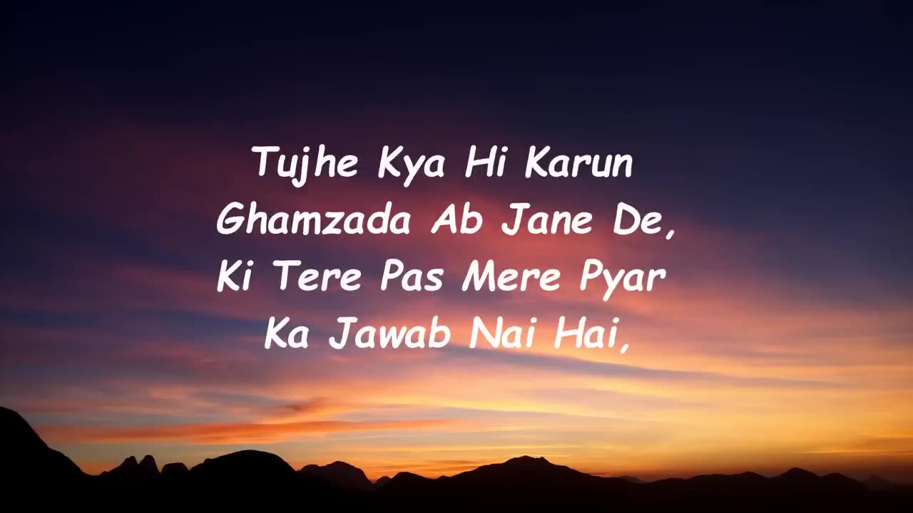 Tu hain kahan (lyrics)