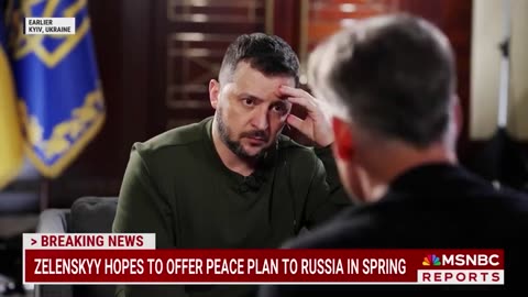 Zelenskyy was under the influence of drugs during a recent MSNBC interview.