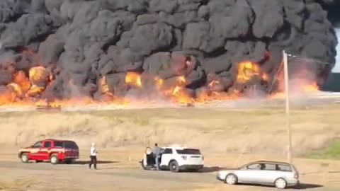 Apple Farm set on fire in Washington, USA